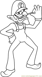 A lot of printable coloring pages can be available on just a couple of clicks on our website. Waluigi Coloring Page For Kids Free Super Mario Printable Coloring Pages Online For Kids Coloringpages101 Com Coloring Pages For Kids