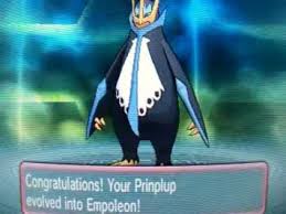 Pokemon Omega Ruby And Alpha Sapphire Prinplup Evolve Into Empoleon