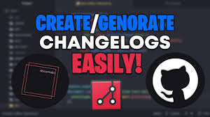 create generate changelogs fast