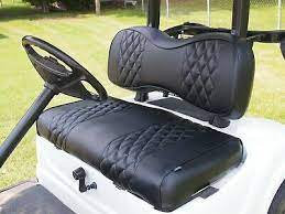 Front Rear Golf Cart Seat Cover