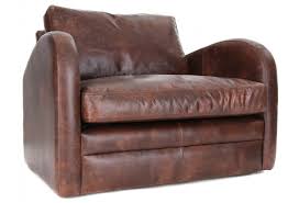 leather snuggler from old boot sofas