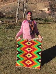 azilal rug fair trade morocco anou