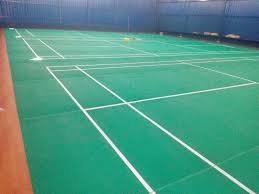 green synthetic rubber badminton