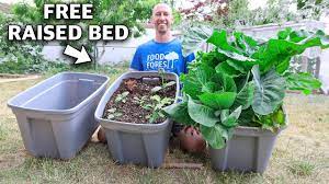 how to build a raised bed in a tote