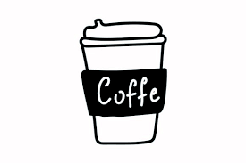 coffee cup vector svg graphic by