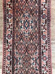 antique camel hamadan sarab runner rug