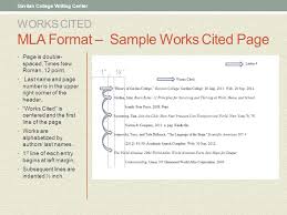 Mla Works Cited Page Basic Format Purdue Writing Lab