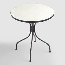 Ivory Round Cadiz Bistro Table
