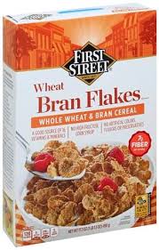 first street wheat bran flakes cereal
