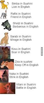 lion king characters name 9
