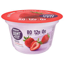 strawberry greek yogurt cup