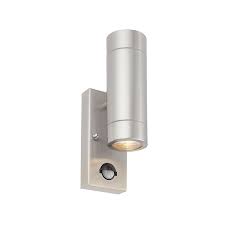 Outdoor Wall Light With Pir Finished