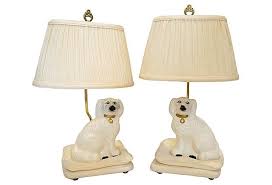 Alibaba.com offers 848 staffordshire dog products. Staffordshire Dogs Lamps Pair On Onekingslane Com As Described By Fabulous Mess Pair Of Table Lamps That Feature Sta Dog Lamp Staffordshire Dog Dog Decor