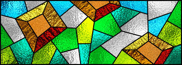 Stained Glass Window Colorful