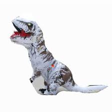 Details About T Rex White Dinosaur Inflatable Adult Costume Trex Costumes Halloween Dress Uk