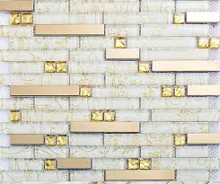 Linear Mosaic Wall Tiles Shiny
