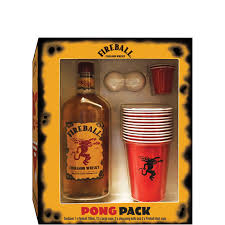 fireball with ping pong cups