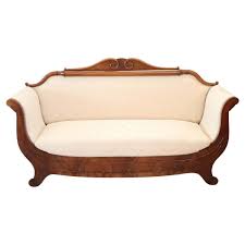 proantic large carved walnut sofa