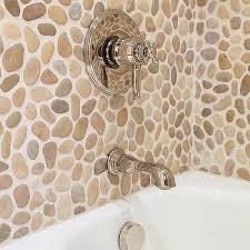 River Rock Bathroom Design Ideas