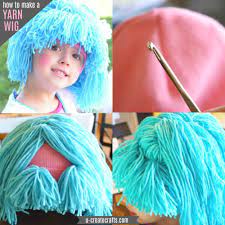 easy raggedy yarn wig tutorial u create