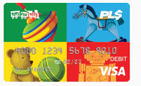 Visa prepaid card is safer than carrying around cash. Toys For Tots Branded Xpectations Visa Prepaid Card