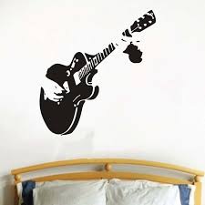 Guitar Wall Sticker Decor Diy