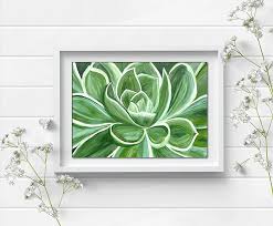 Indoor Plants Painting Plant Wall Art