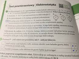 Pomoże ktoś rozwiązać wszystko ?Test powtórzeniowy Elektrostatyka str. 18  nazwa ćwiczeń: Spotkanie z - Brainly.pl