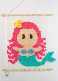 Mermaid Crochet Wall Hanging Pattern