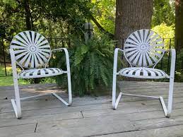 Francois Carre Cantilever Garden Chairs