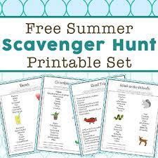 Remember, there is always more than one way to complete a task. Summer Scavenger Hunt Ideas 14 Free Printable Scavenger Hunt Lists