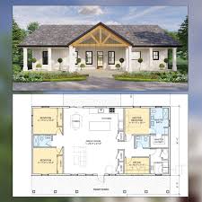 farmstead modern house open plan design