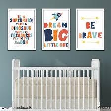 Dream Big Baby Room Wall Art Pf0021