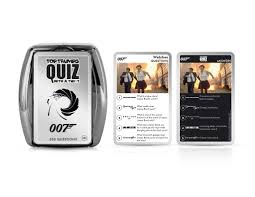 Who played miss moneypenny in from russia with love? James Bond 007 Top Trumps Quiz Card Game