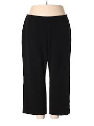 Details About Croft Barrow Women Black Casual Pants 22 Plus