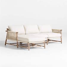Left Arm Chaise Outdoor Sectional Sofa