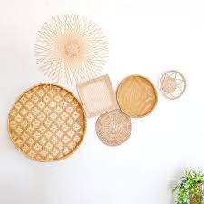 Baskets On Wall Hanging Wall Decor