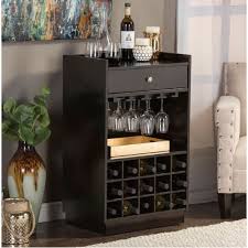 Front cabinet flips down to create a mixing and serving space. Beyond Contemporary Wood Dry Bar And Wine Cabinet Dark Brown Konga Online Shopping