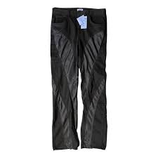 straight jeans mugler x h m black size