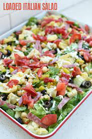 loaded italian salad iggie