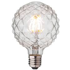 E27 Led Filament Light Bulb 5w Crystal Globe 95 Cablelovers