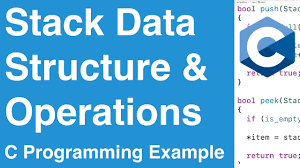 stack data structure and operations c