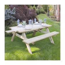 Forest Large Rectangular Picnic Table