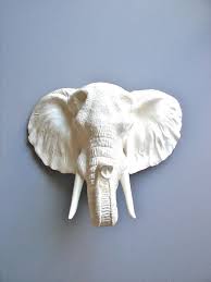 elephant wall mount decoratie