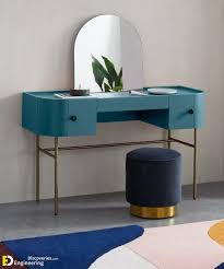 modern vanity table ideas with mirror