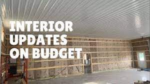 pole barn on a budget interior updates