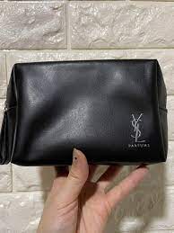 ysl makeup black cosmetic pouch