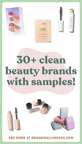 clean beauty brands with sle sizes