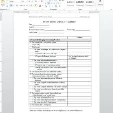 Finance Forms Archives Free Financial Audit Checklist Template