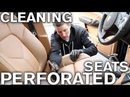 Cleaning Perforated Leather Car Seats